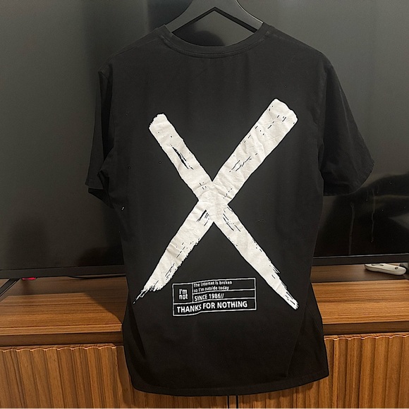 EDM X Black Graphic Festival T-Shirt - Picture 1 of 4